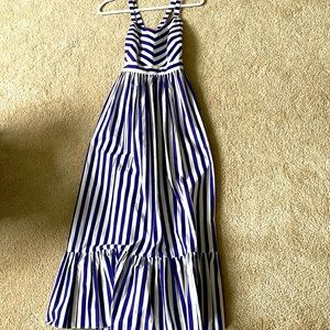 New J Crew Striped Midi Dress